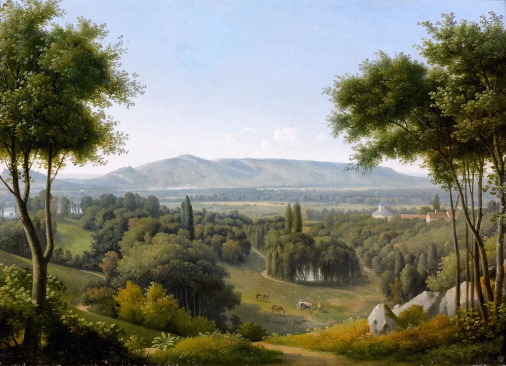 Alexandre Hyacinthe Dunouy - Paesaggio dell'Ile, de, France